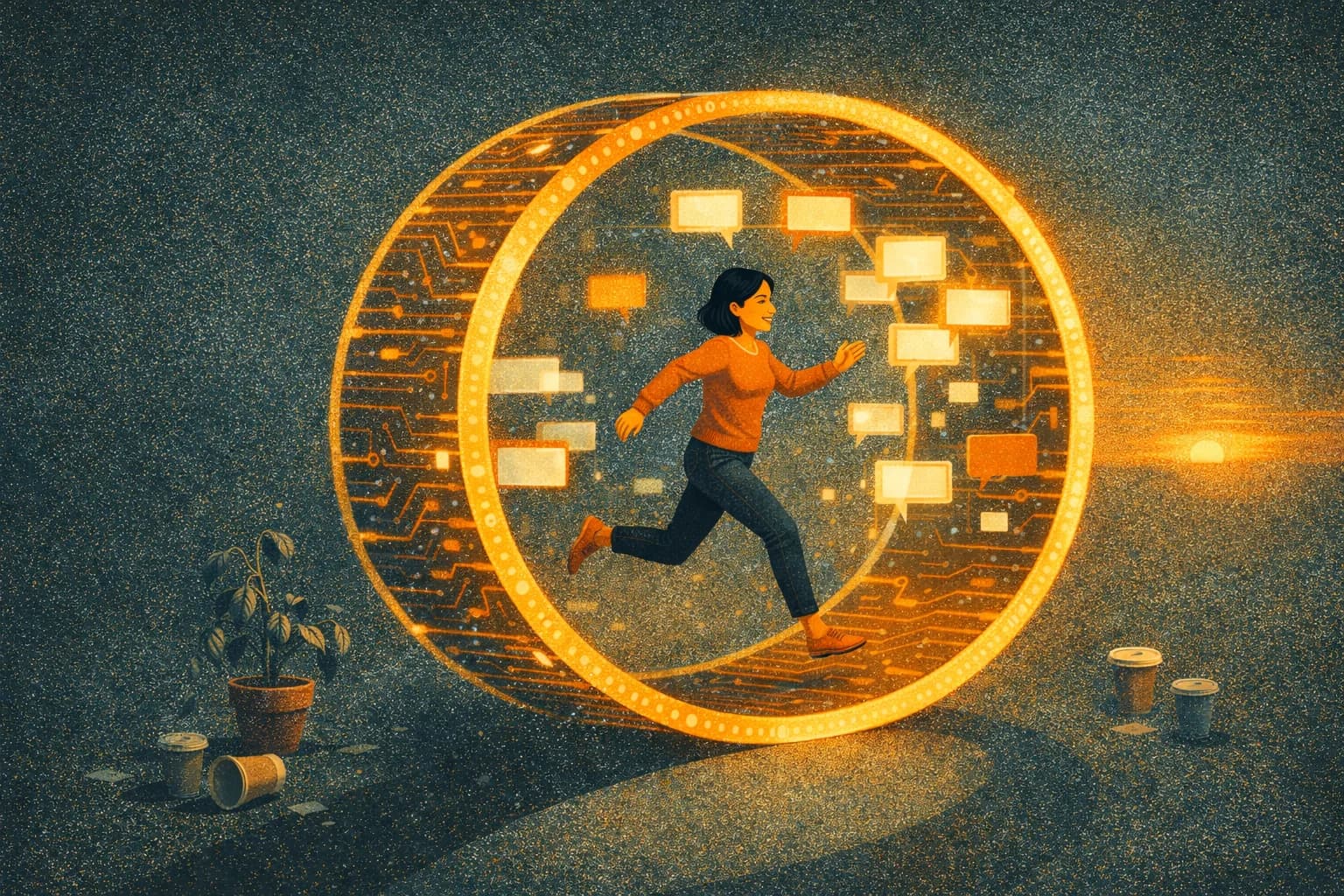 The AI Burnout Paradox: Why AI Makes Work Harder, Not Easier